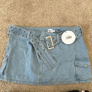 Denim Mini skirt